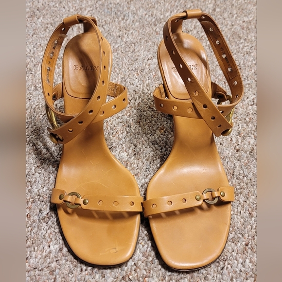 C - Bally Vintage strappy sandal heels - Picture 1 of 10